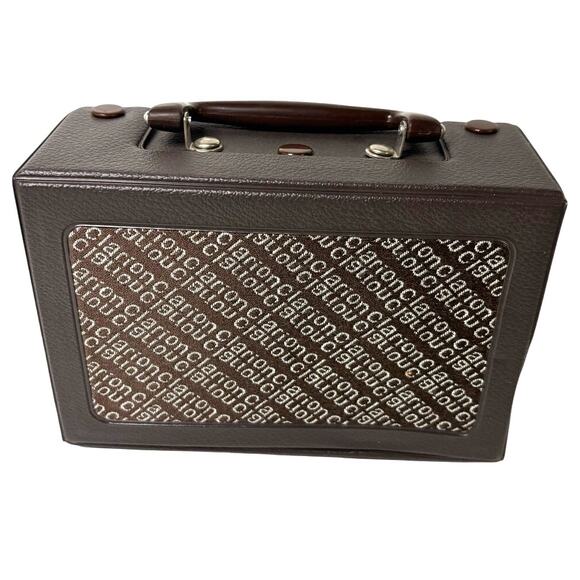 Vintage Clarion Case Brown Vintage Electronics Carrying Case Only - Picture 1 of 4